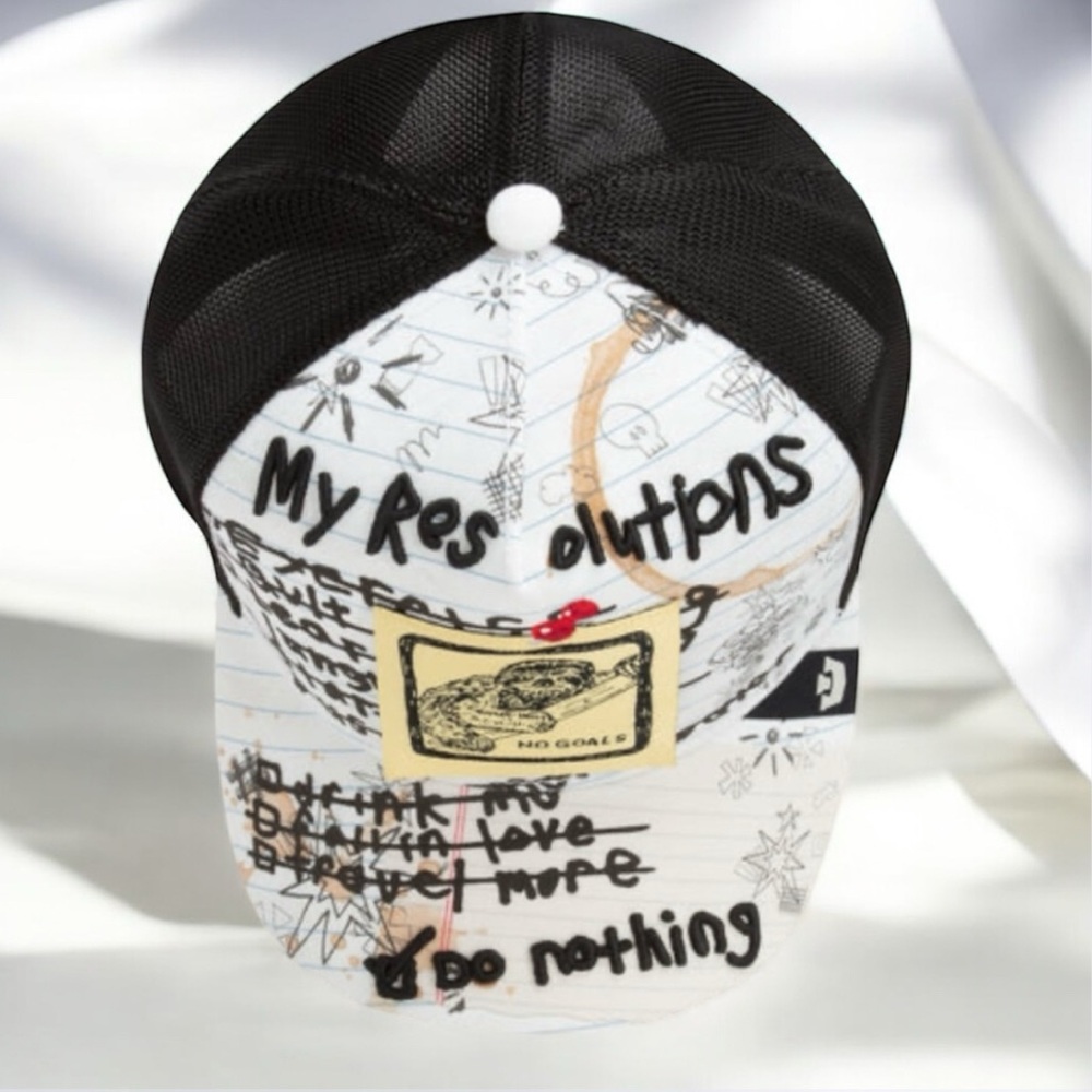 GOORIN BROS NEW YEAR, SAME ME NO RESOLUTIONS SLOTH CAP HAT -Friday Drop- NIB - Picture 7 of 14